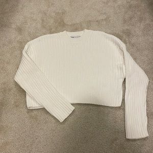 Zara Cropped Knit Sweater